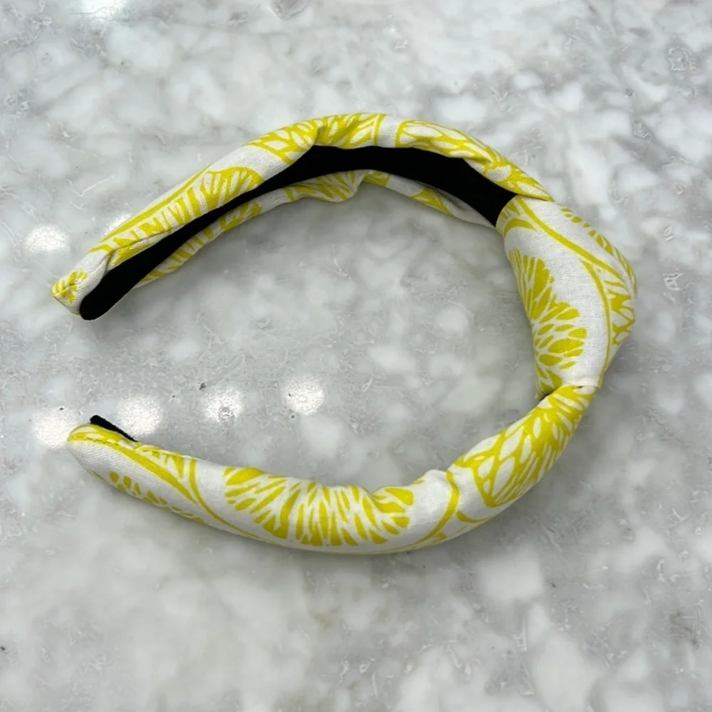 NEW Victoria Dunn Lemon Print Headband